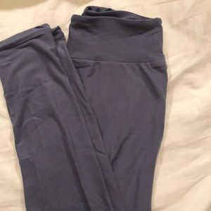 Lularoe gray/slate blue OS legging
